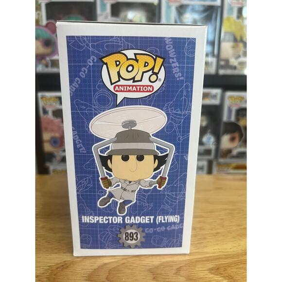 VAULTED Inspector Gadget (Flying) Funko Pop #893 Animation TV Cartoon Television - Picture 2 of 6